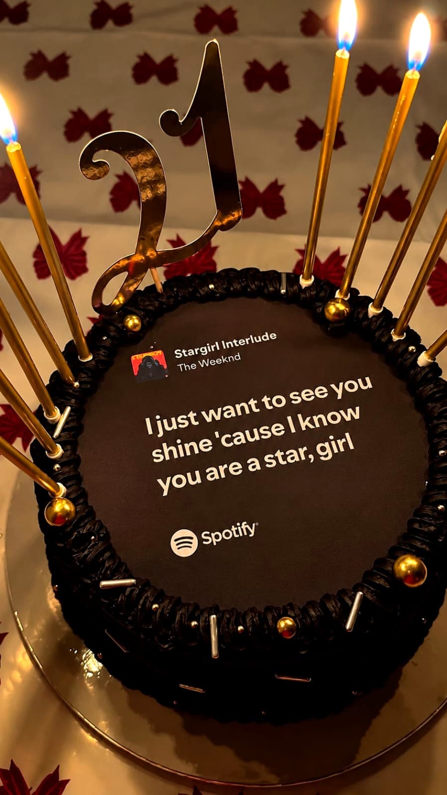 Your birthday cake